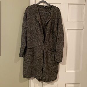 Oversized sweater coat